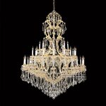 Chandelier Supplier - Custom Golden Maria Theresa Crystal