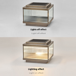 Solar Column Light Supplier - All Copper European Style Warm White