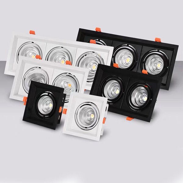 Square Gimbal Spotlight Factory - 110V-220V COB Modern Recessed