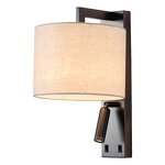 American Fabric Wall Lamp Supplier - Creative Black Iron European