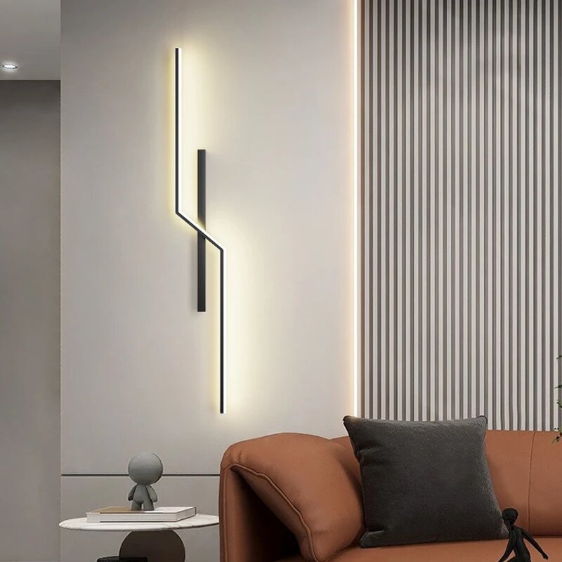 Black Aluminum Wall Lamp Supplier - High Quality Long-Shaped