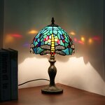 Dragonfly Table Lamp Supplier - Tiffany Retro European Glass