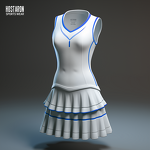 Loose Tennis Dresses Manufacturer - OEM Customized HOSTARON Tennis Cloth