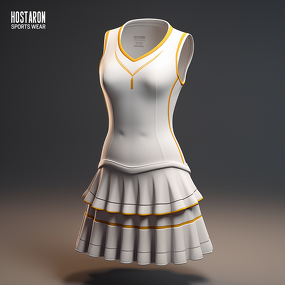 Loose Tennis Dresses Manufacturer - OEM Customized HOSTARON Tennis Cloth