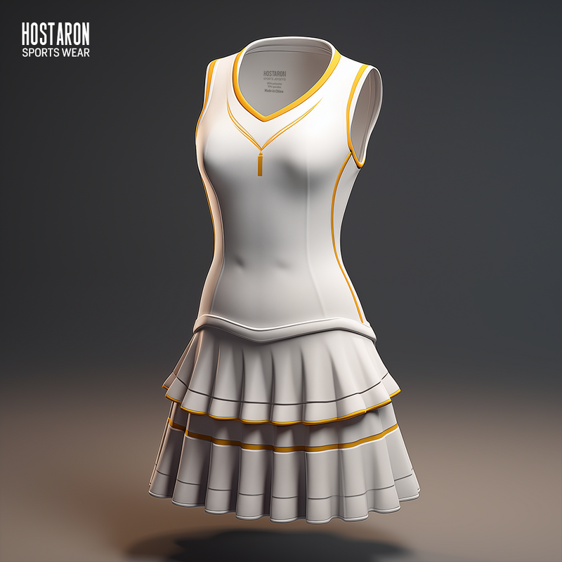 Loose Tennis Dresses Manufacturer - OEM Customized HOSTARON Tennis Cloth