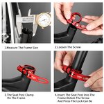 Bike Seatpost Clamp Manufacturer - OEM Quick Release