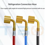 Refrigeration Hose Factory - OEM/ODM Custom High Low Pressure for Gauge Connection