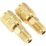 R410A Adapter Factory - OEM/ODM Custom High Pressure Brass Swivel for HVAC Charging