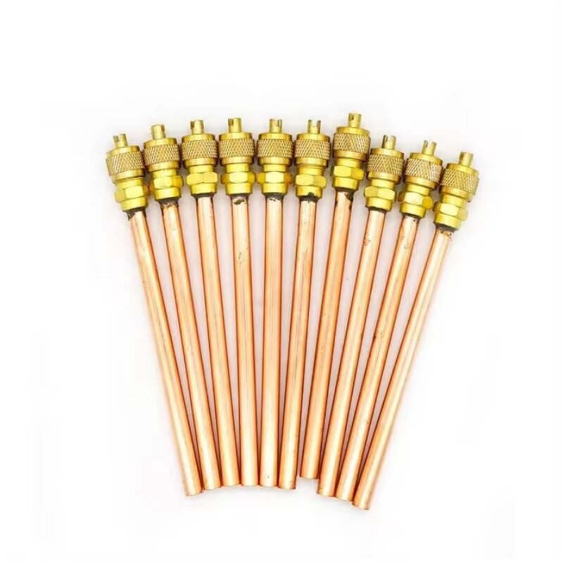 Charging Valve Factory - OEM/ODM Custom 1/4 Brass for Air Conditioning Refrigeration