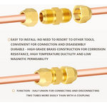 Brass Tube Fitting Factory - OEM/ODM Custom Half-Union with Flare Nut 1/4 Flare Male