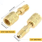 R410A Adapter Factory - OEM/ODM Custom Factory Direct 1/4 to 5/16 SAE Swivel