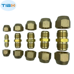 Brass Tube Fitting Factory - OEM/ODM Custom Half-Union with Flare Nut 1/4 Flare Male