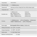 Digital Vacuum Gauge Factory - OEM/ODM Custom Elitech VGW-Mini Micro Hand Tool