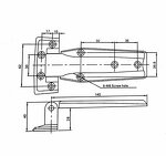 Freezer Door Hinge Factory - OEM/ODM Custom Zinc Alloy High Load Bearing CM-1428H