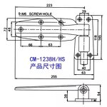 Freezer Door Hinge Factory - OEM/ODM Custom Reversible Cam-Lift for Cold Storage Room