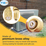 R410A Adapter Factory - OEM/ODM Custom Straight Swivel 1/4 SAE Male 5/16 Female