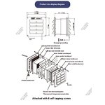 Pressure Balance Window Factory - OEM/ODM Custom COOLMAX CM-1110R Adjustable Cold Storage