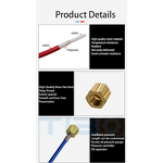 Refrigeration Hose Factory - OEM/ODM Custom High Low Pressure for Gauge Connection