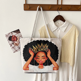 Tote Bag Factory - OEM/ODM Custom Creative Printed Thick Rope Beach Bag