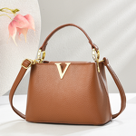 Tote Bag Factory - OEM/ODM Custom Large Capacity Retro Shoulder Bag PU Leather