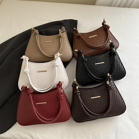 Shoulder Bag Factory - OEM/ODM Custom Woven PU Leather Single Sling Bag