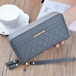 Purse Factory - OEM/ODM Custom Double Zipper Large Capacity Lady's Wallet