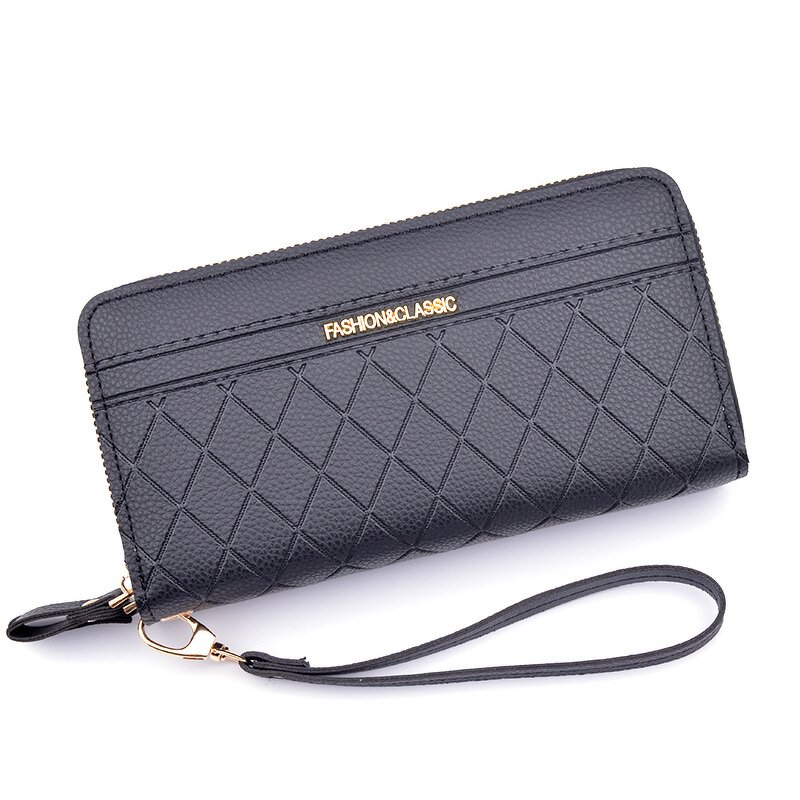 Purse Factory - OEM/ODM Custom Double Zipper Large Capacity Lady's Wallet