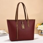Tote Bag Factory - OEM/ODM Custom PU Leather Ladies Shoulder Bag Portable
