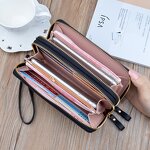 Purse Factory - OEM/ODM Custom Double Zipper Large Capacity Lady's Wallet