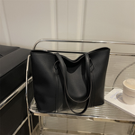 Tote Bag Factory - OEM/ODM Custom Large Capacity Solid Color PU Zipper Bag