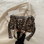 Crossbody Bag Factory - OEM/ODM Custom Leopard Print Biker Shoulder Bag