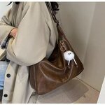 Shoulder Bag Factory - OEM/ODM Custom New Arrival Large Capacity PU Leather Bag