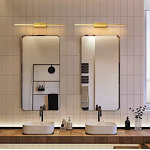 Mirror Wall Lamp Factory - OEM Bathroom Makeup Aluminum Gold Black LED