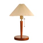 Wood Table Lamp Manufacturer - OEM American Retro Fabric Desk Wireless Charger