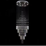 Crystal Chandelier Manufacturer - OEM Contemporary Long Drop Staircase Hotel