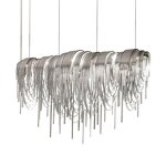 Macrame Pendant Light Factory - OEM Aluminum Chain Tassels Fringe Chandelier