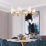 Gold Crystal Chandelier Factory - OEM New Design Contemporary Nordic Pendant