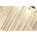 Gold Chandelier Factory - OEM LED Luxury Crystal Ceiling Rod Lighting
