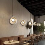 White Pendant Light Manufacturer - OEM Modern Kitchen Island Wabi Sabi Style