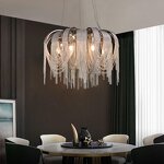 Aluminum Chain Pendant Light Manufacturer - OEM Custom Circular Soft Fitting Tassel