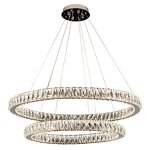 Gold Ring Chandelier Factory - OEM American 60cm Stainless Steel Crystal