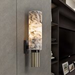 Alabaster Sconce Light Manufacturer - OEM Minimalist Corridor Marble Wall Lamp