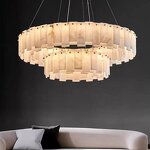 Marble Chandelier Manufacturer - OEM Luxury Alabaster Restaurant Lighting