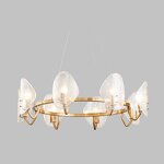 Gold Crystal Chandelier Factory - OEM New Design Contemporary Nordic Pendant