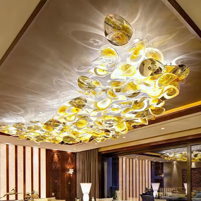 Custom Chandelier Factory - OEM Project Hotel Villa Decorative Lighting