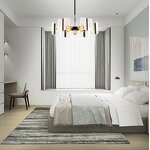 Acrylic Pendant Light Factory - OEM Modern Aluminum K9 Crystal Black Gold