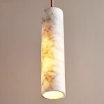 Alabaster Pendant Light Manufacturer - OEM Height Adjustable Nordic Chandelier