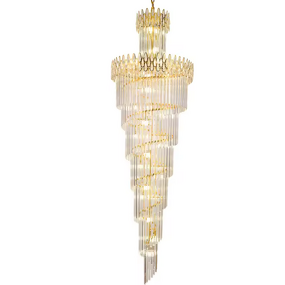 Gold Pendant Light Factory - OEM Trendy Spiral Staircase Multiple Pendants