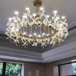 Crystal Chandelier Factory - OEM Nordic Modern Flower K9 Decorative Lighting