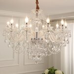 Glass Chandelier Factory - OEM Wedding European Crystal Luxury Living Room